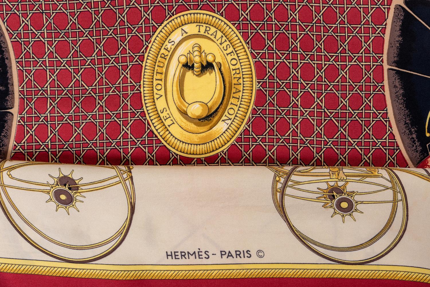 Three Hermès Silk Scarves