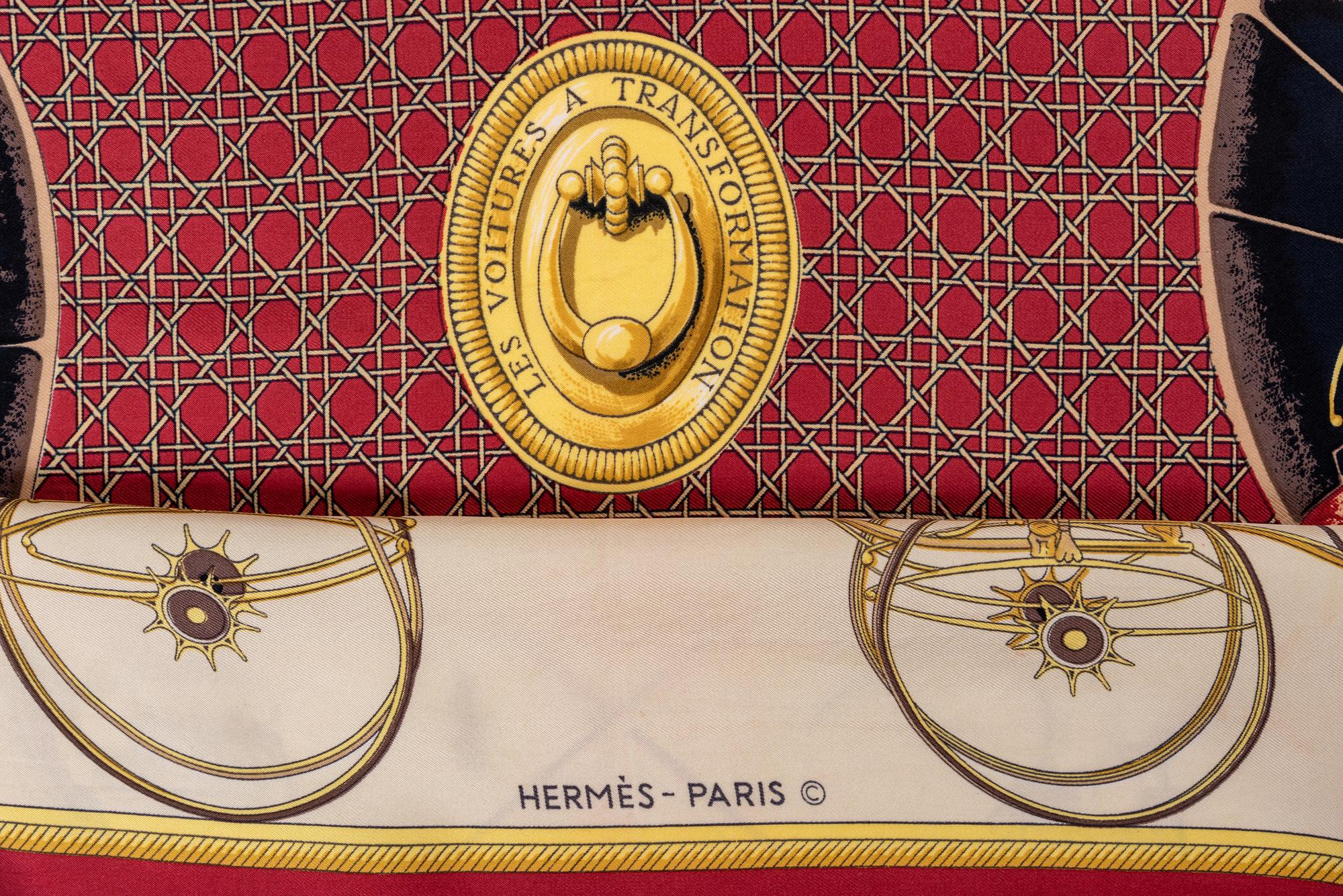 Three Hermès Silk Scarves