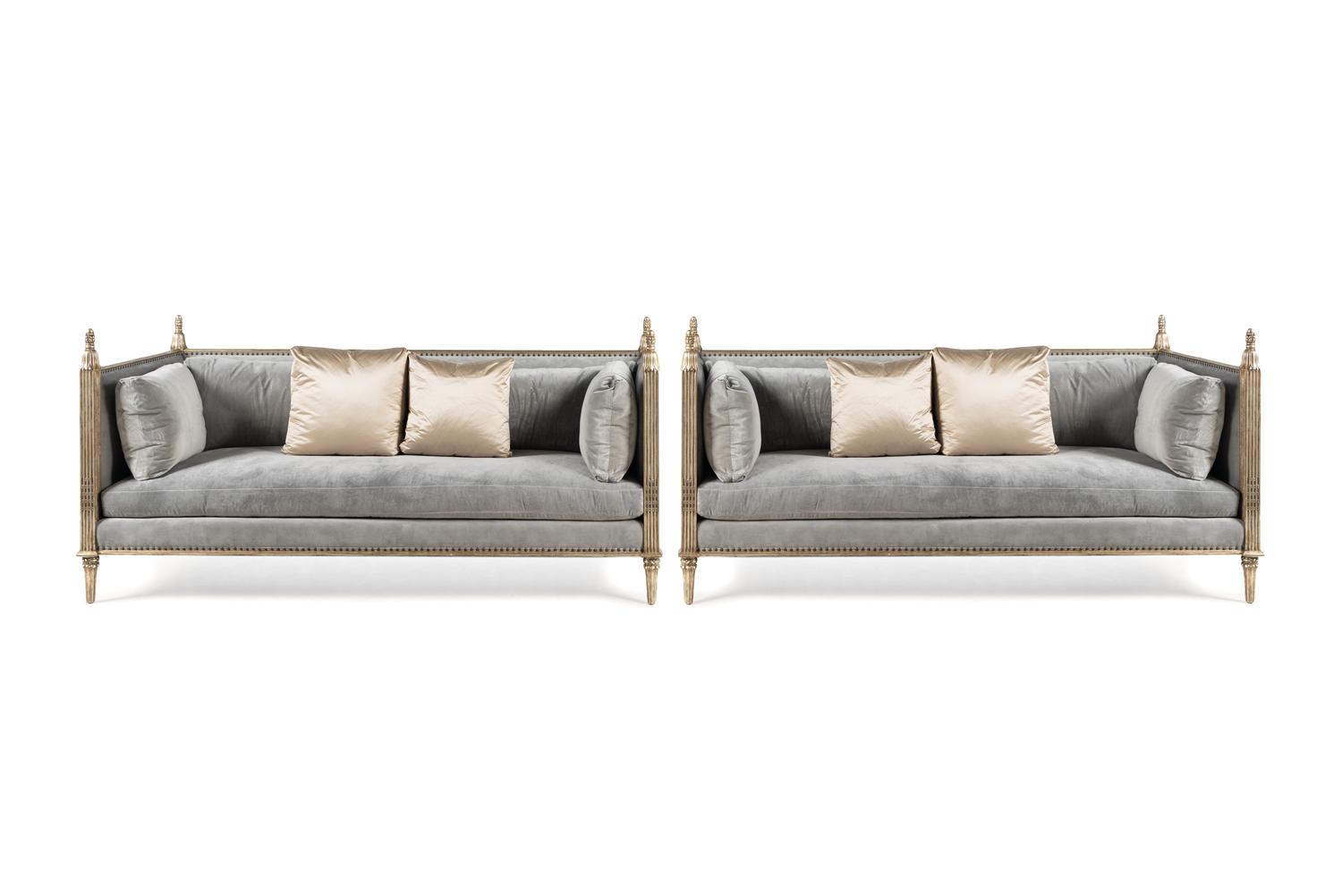 A Pair of Ebanista Villandry Sofas