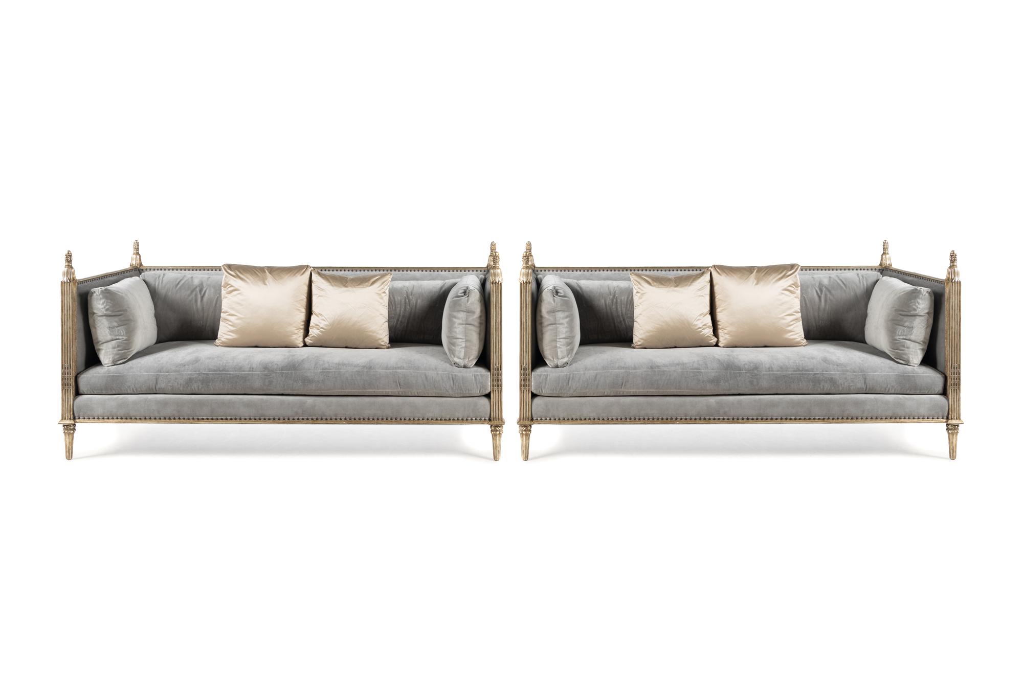 A Pair of Ebanista Villandry Sofas