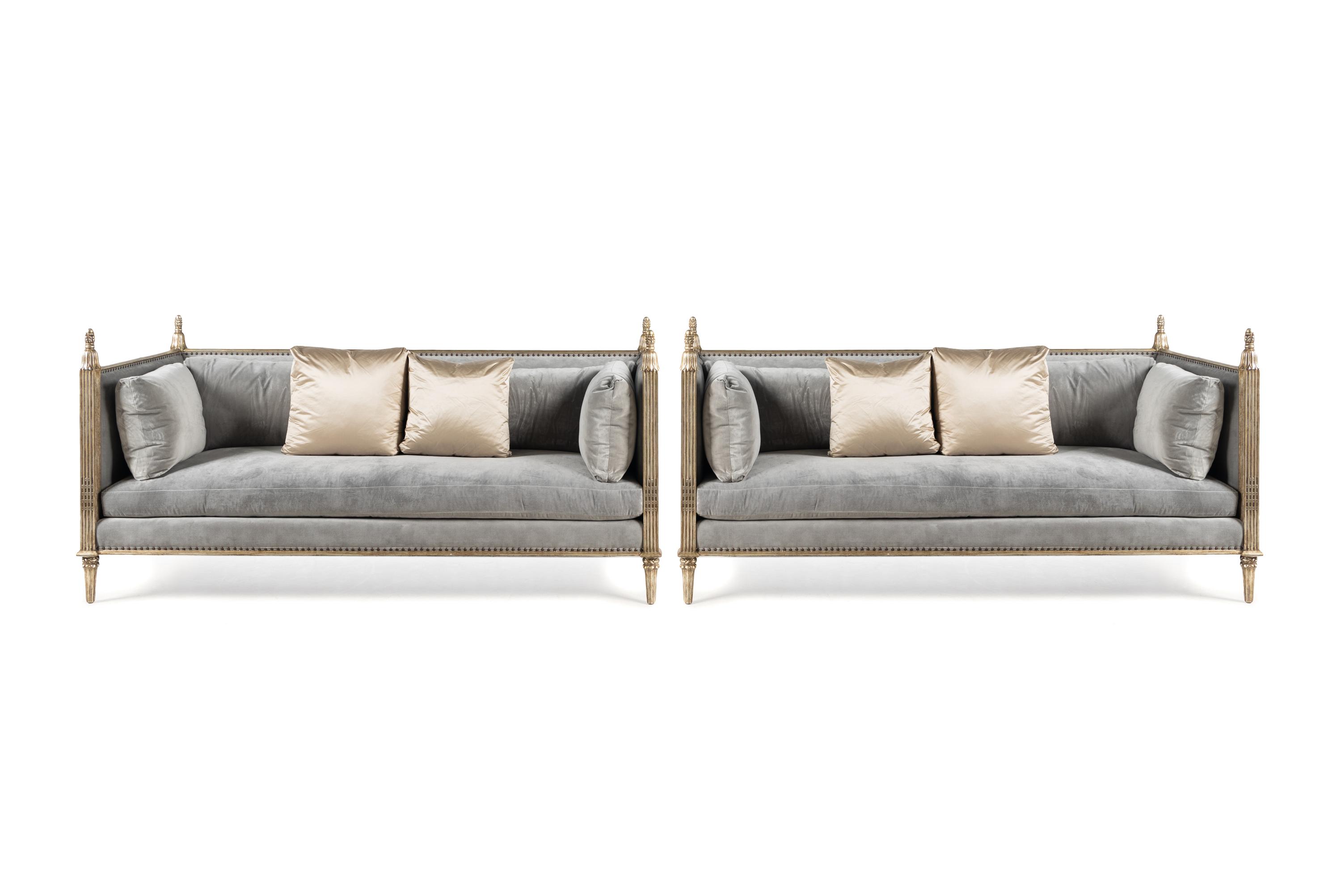 A Pair of Ebanista Villandry Sofas