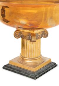 A Pair of Contemporary Gilt-Metal Jardinières