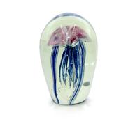 A Large Glass "Jellyfish" Paperweight Height 8 inches.