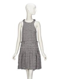 Chanel, Houndstooth Tweed Dress