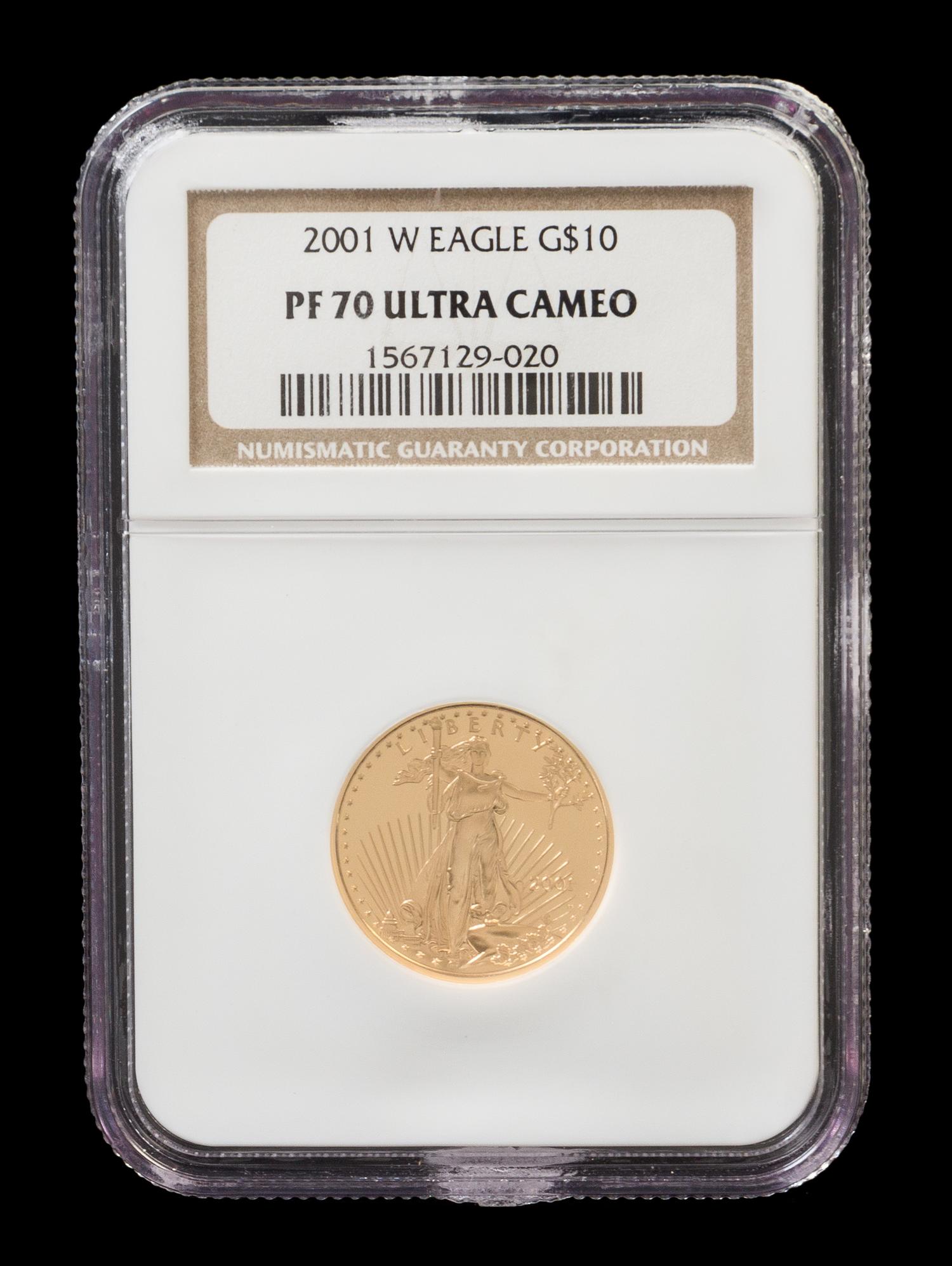 A United States 2001-W Eagle $10 Gold Proof