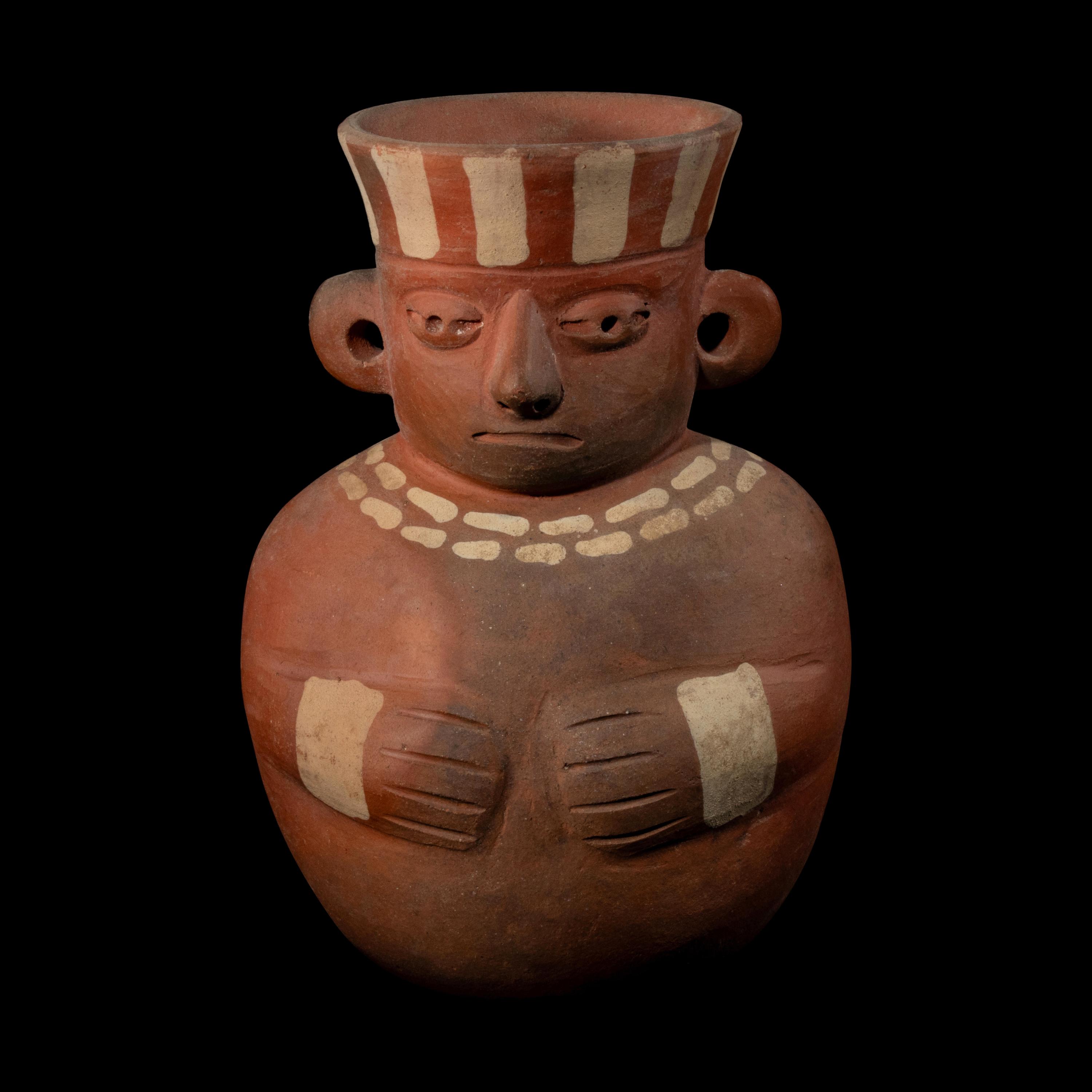 A Moche Figural Effigy Vessel