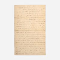 [American Revolution] (Greene, Nathanael) Manuscript Letter