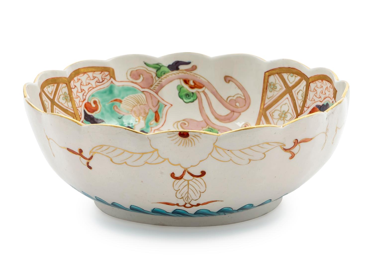 A Worcester Porcelain Bowl in the Japanese Manner — C. 1760-70