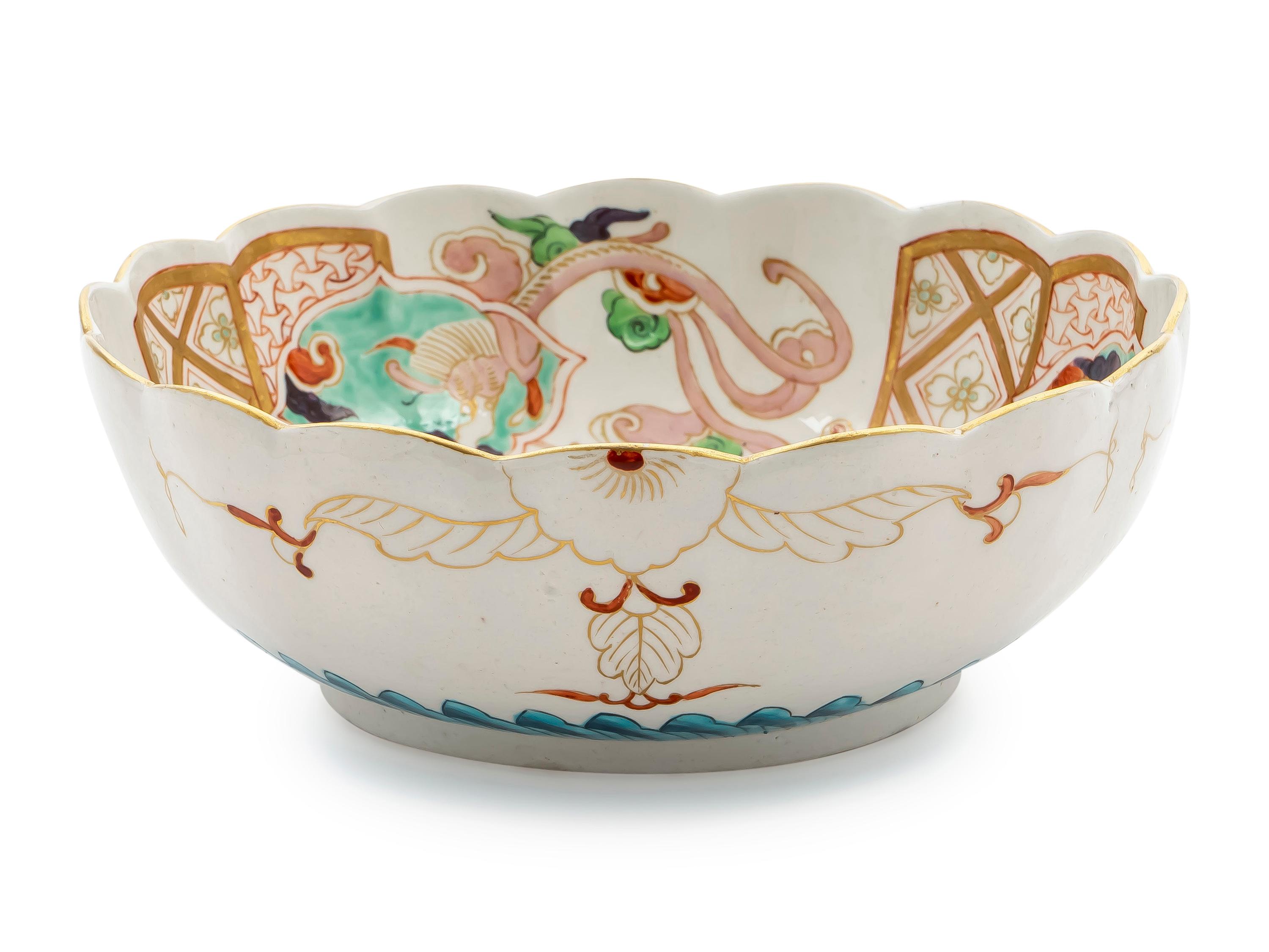 A Worcester Porcelain Bowl in the Japanese Manner — C. 1760-70