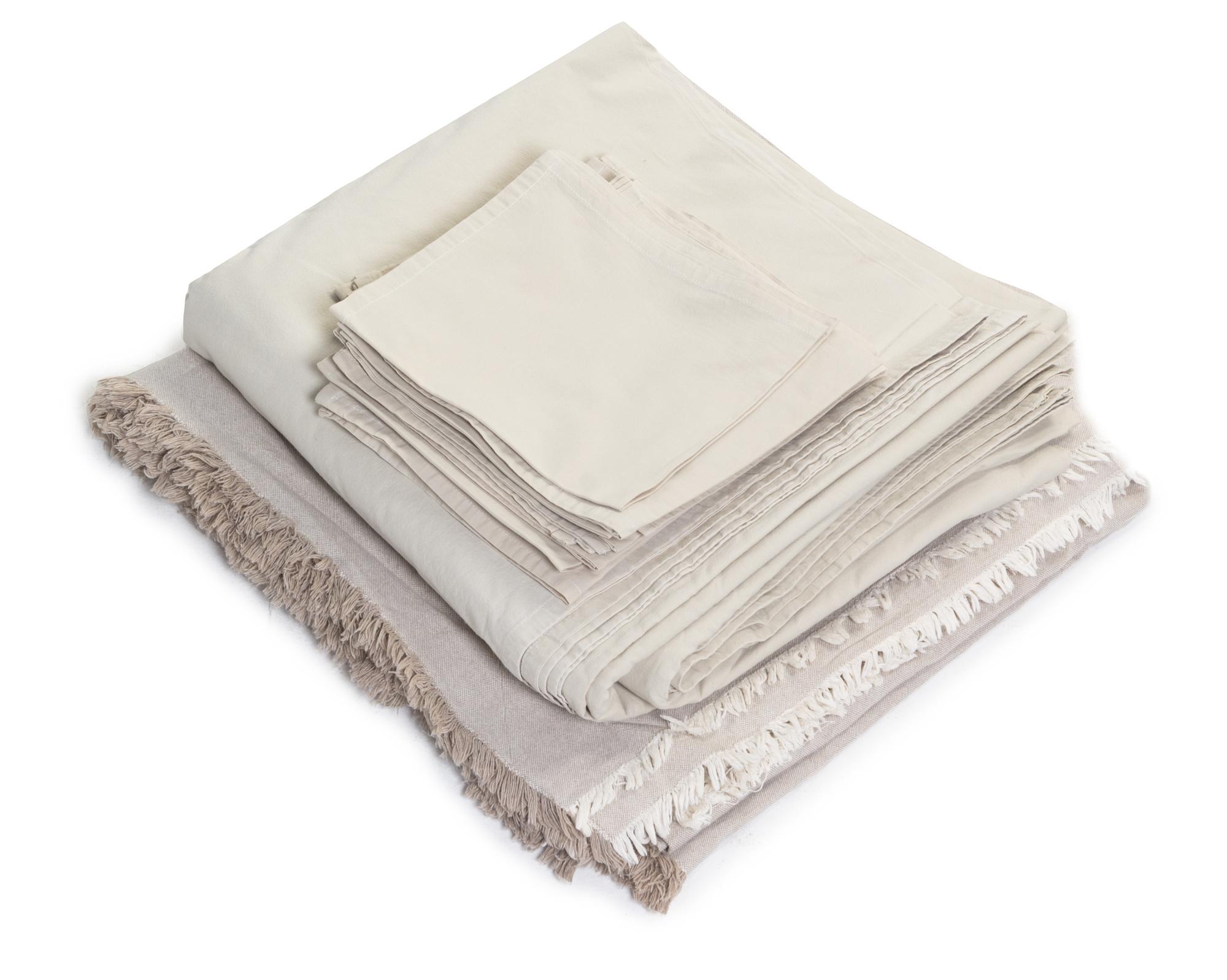 A Collection of Table Linens Largest table cloth 109 x 104 inches.