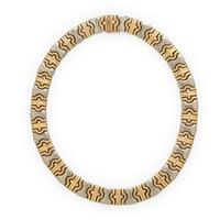 Bicolor Gold Fancy Link Necklace