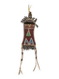 Kiowa Beaded Strike-a-Light Bag