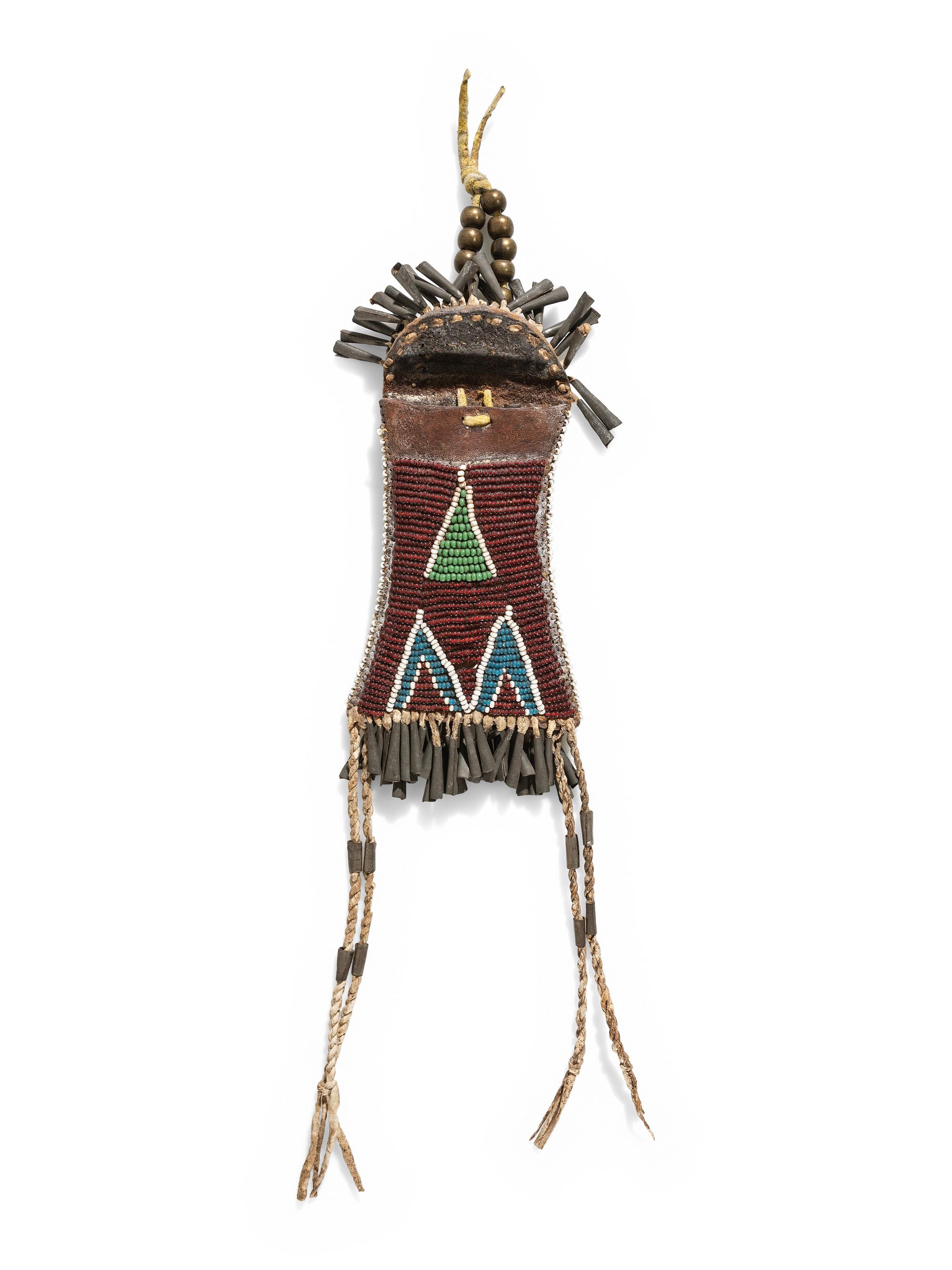 Kiowa Beaded Strike-a-Light Bag