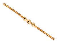 EMERALD AND DIAMOND BRACELET
