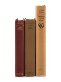 CATHER, Willa Sibert (1873-1947). A group of 3 FIRST EDITIONS, comprising: