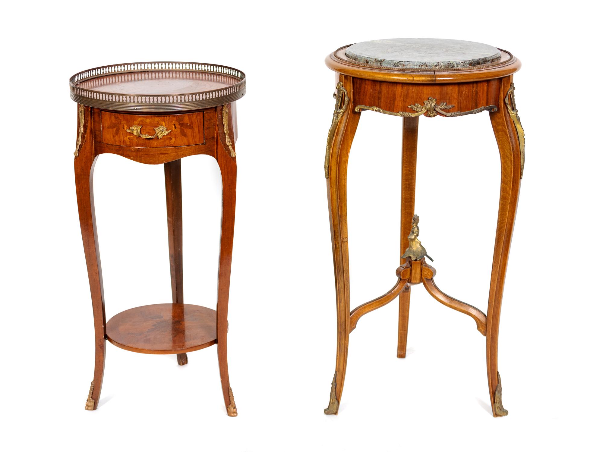 Two Louis XV Style Gueridons