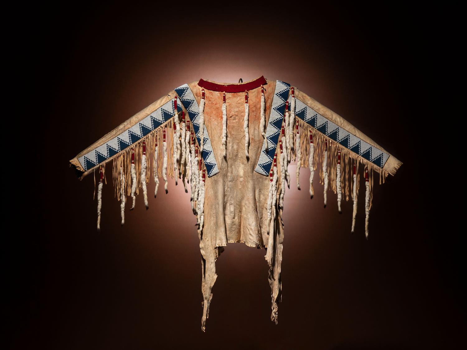 Blackfeet Beaded Hide Shirt