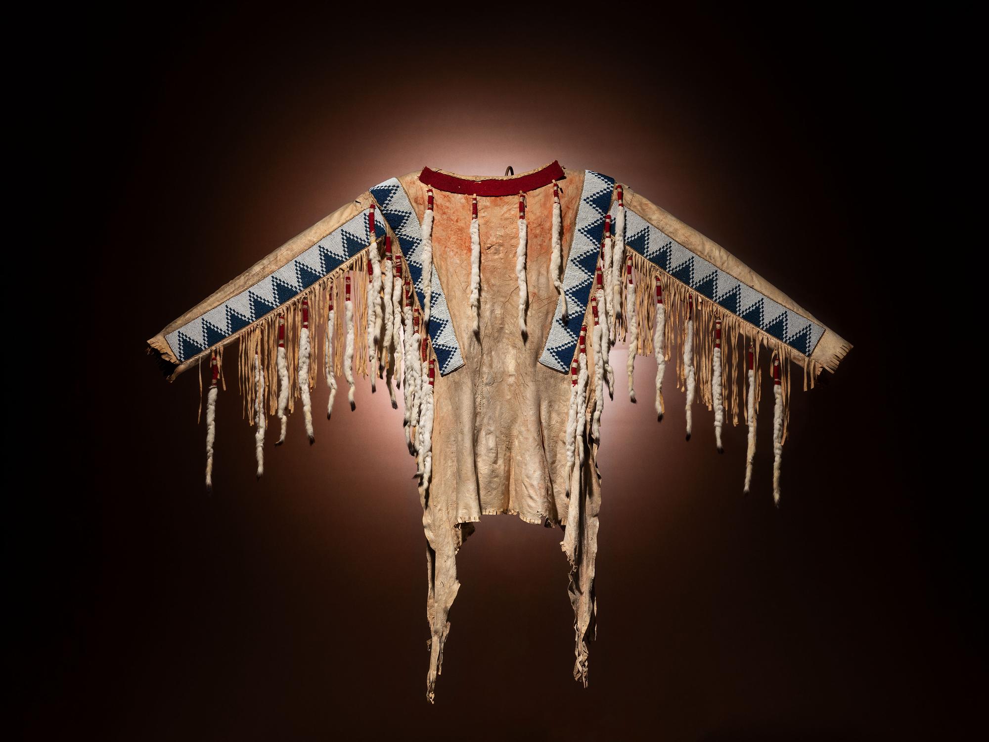 Blackfeet Beaded Hide Shirt
