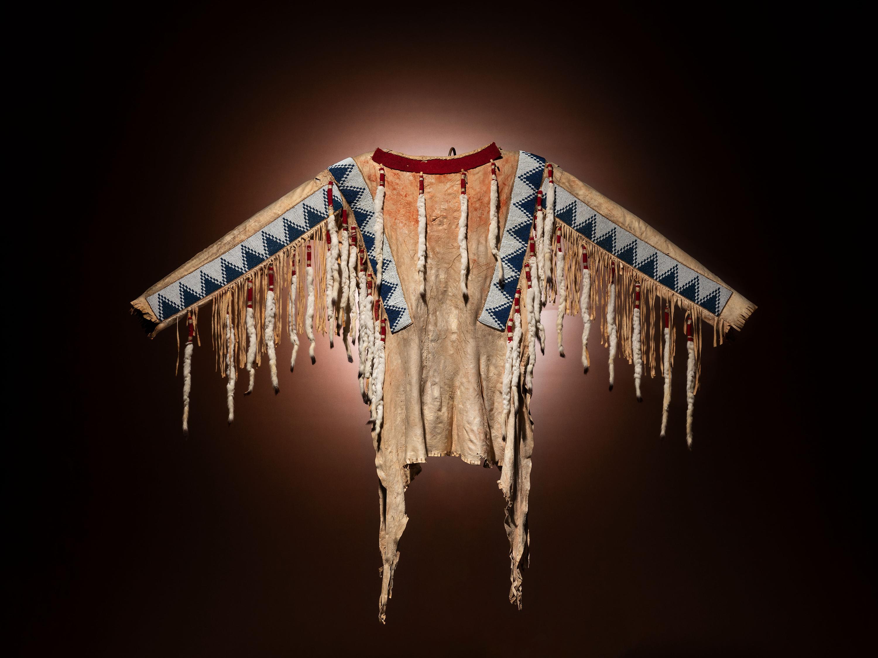 Blackfeet Beaded Hide Shirt