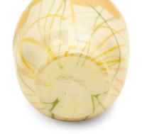 A Quezal Iridescent Glass Vase