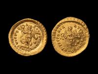 [ANCIENT] EASTERN ROMAN EMPIRE. Theodosius II (c. 430-440 AD). Tremissis (1.4g and 1.4g). Two Coins