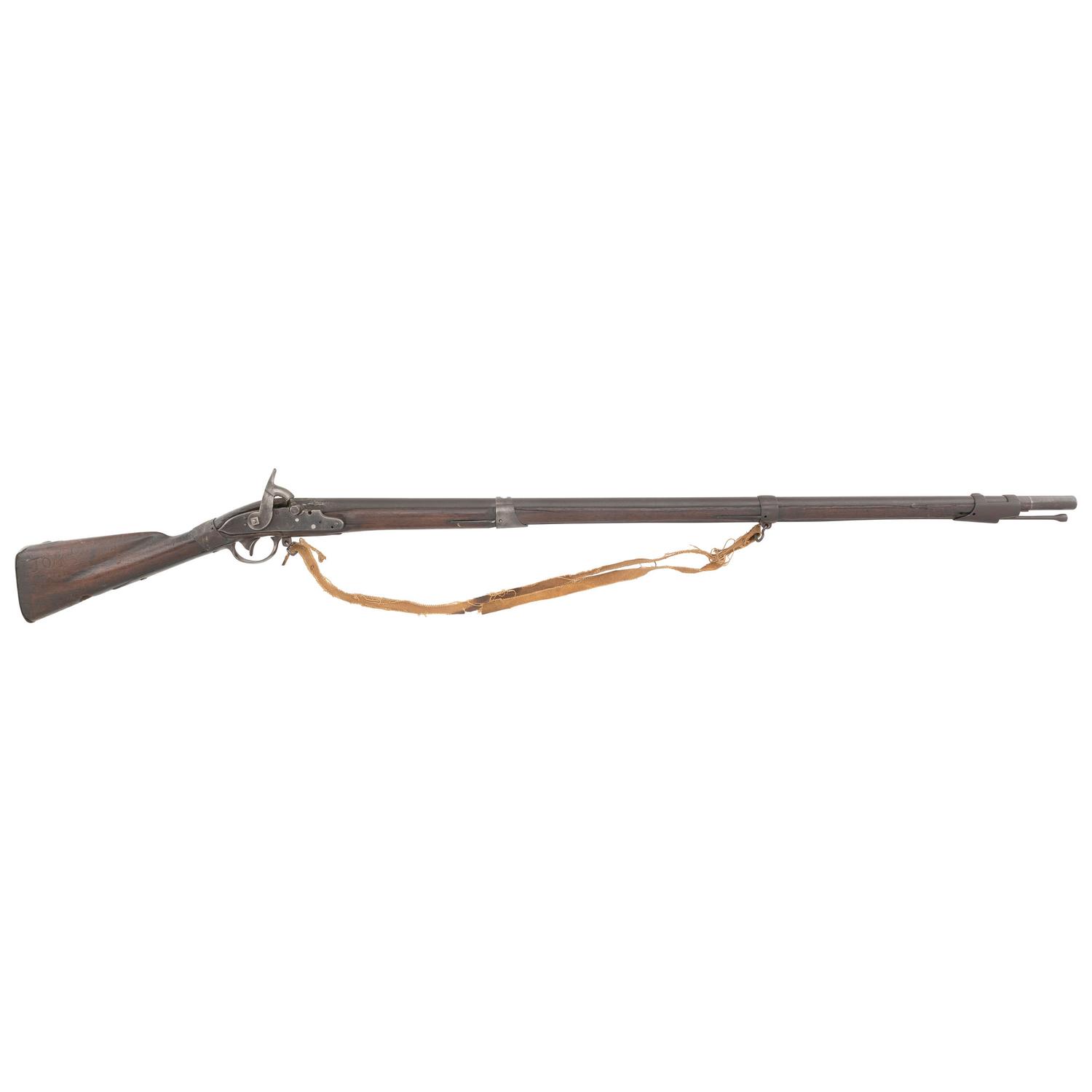 Near Relic Percussion Converted Springfield Model 1795 Musket with Repaired Wrist