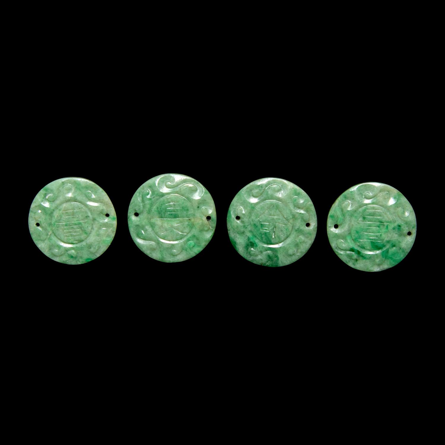 A Group of Chinese Jadeite Jewelry 翡翠飾品一組