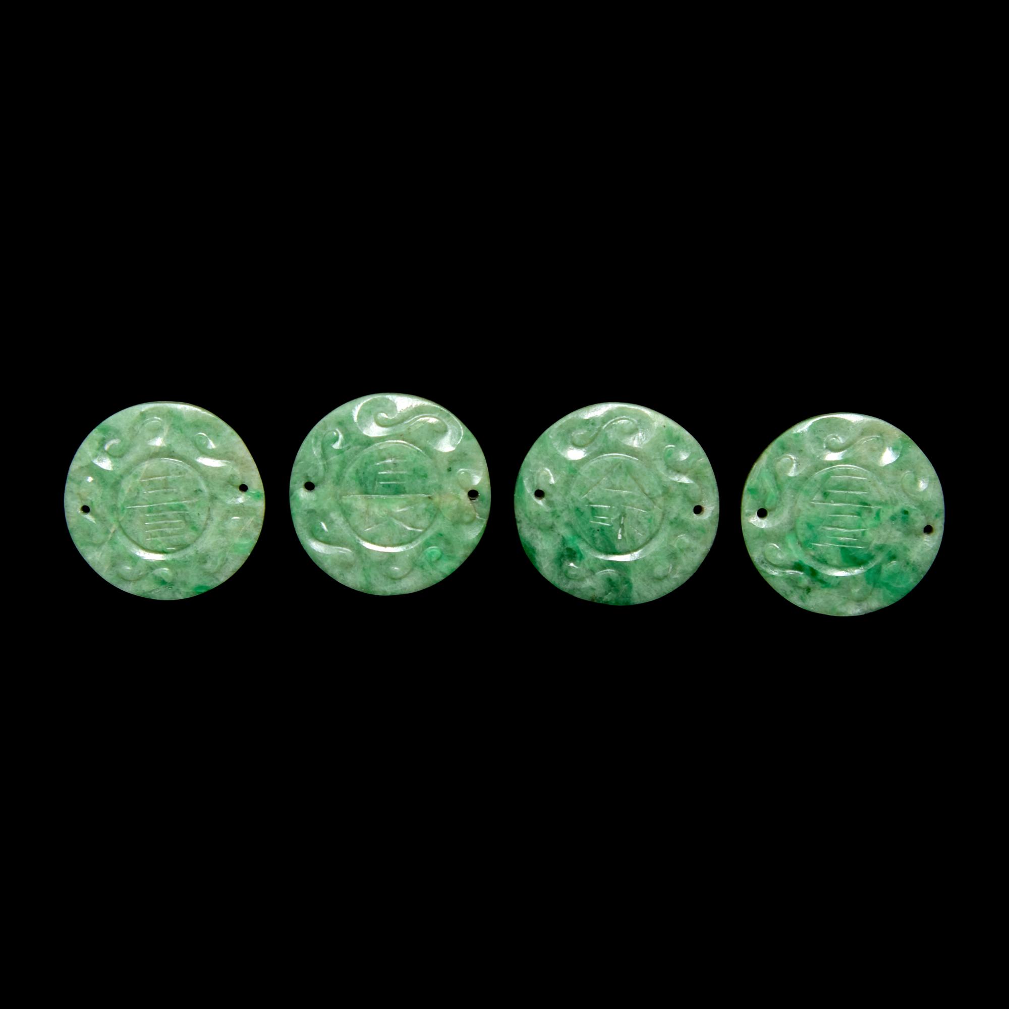 A Group of Chinese Jadeite Jewelry 翡翠飾品一組