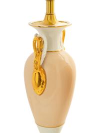 A Pair of Empire Style Porcelain Lamps