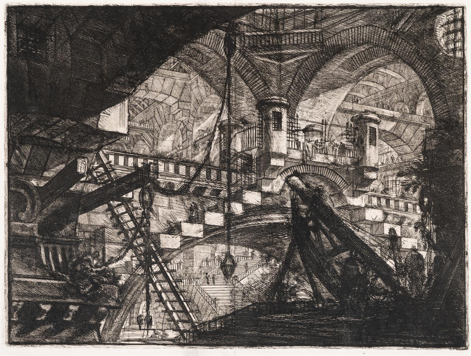 Carceri d'Invenzione (the complete set of 16), 1761