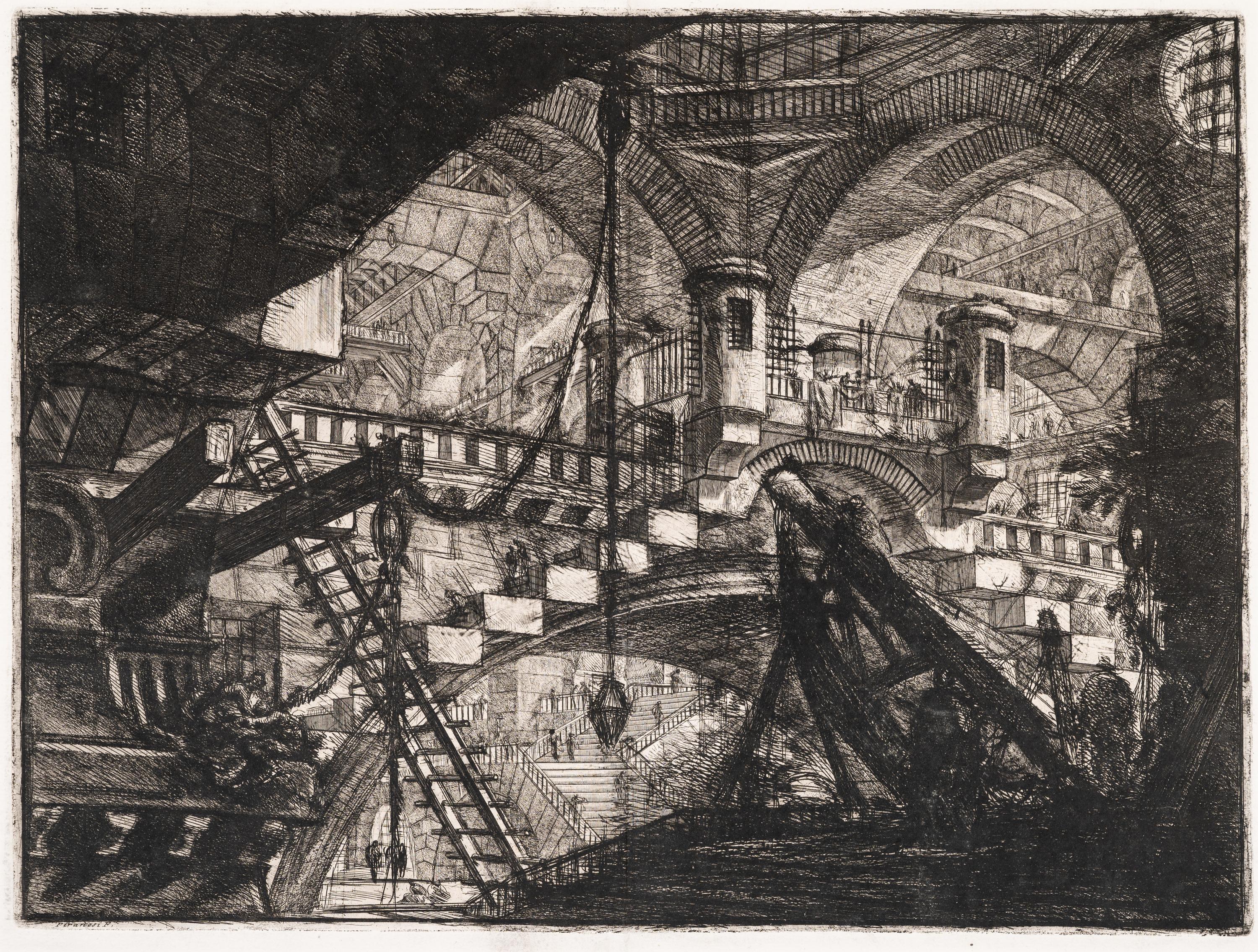 Carceri d'Invenzione (the complete set of 16), 1761