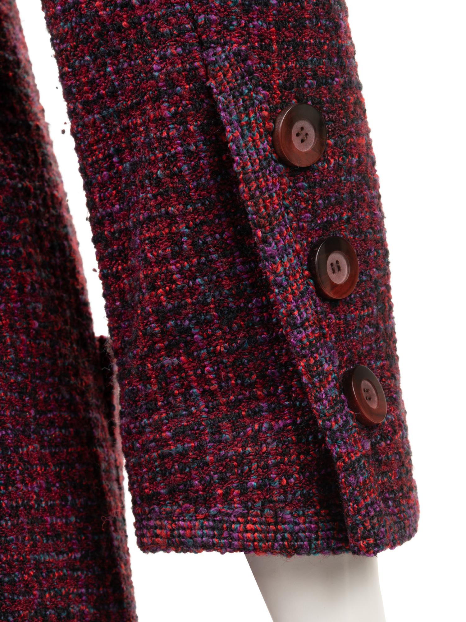 Chanel Wool Double Breasted Jacket, Fall 1993