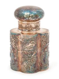 An American Silver-Plate Tea Caddy (Not on original listing. ) — Barbour Silver Co., Hartford, CT, Early 20th Century