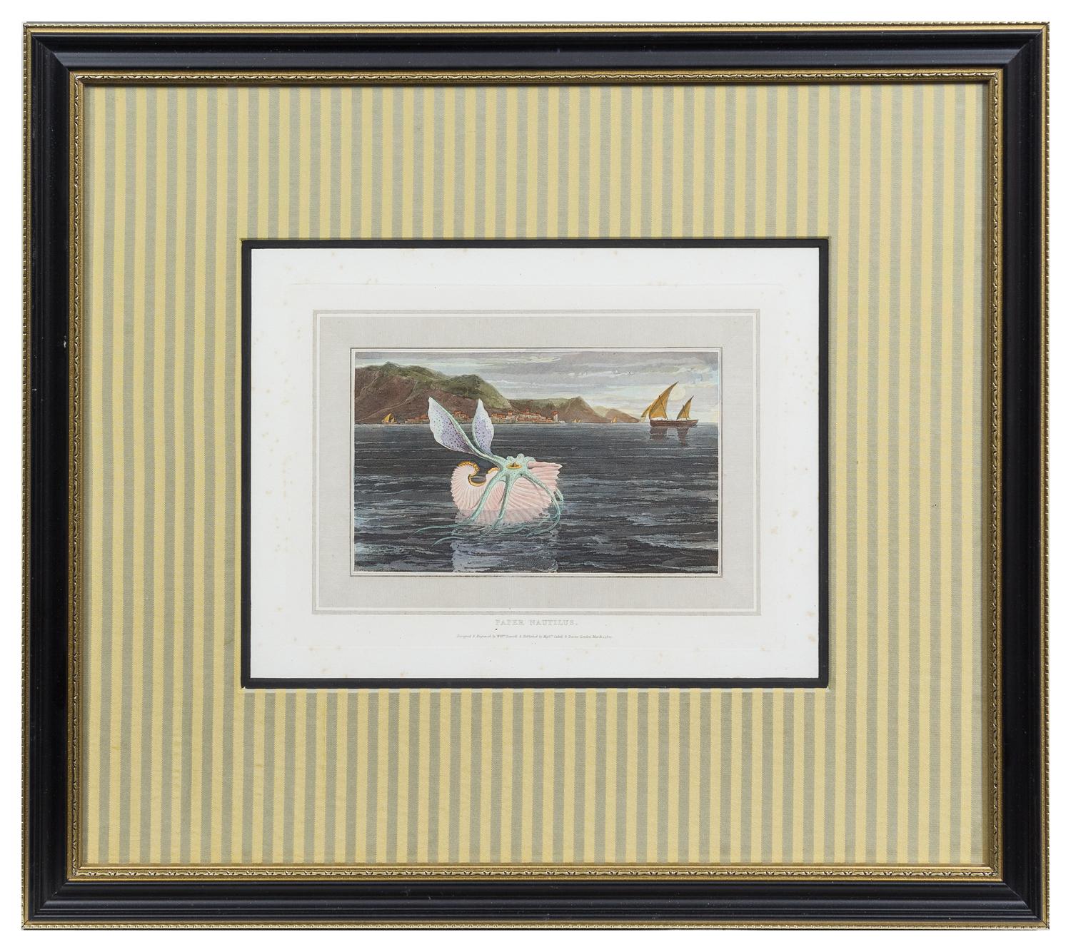 A Group of Four Prints Each 8 1/8 x 11 7/8 inches (visible).