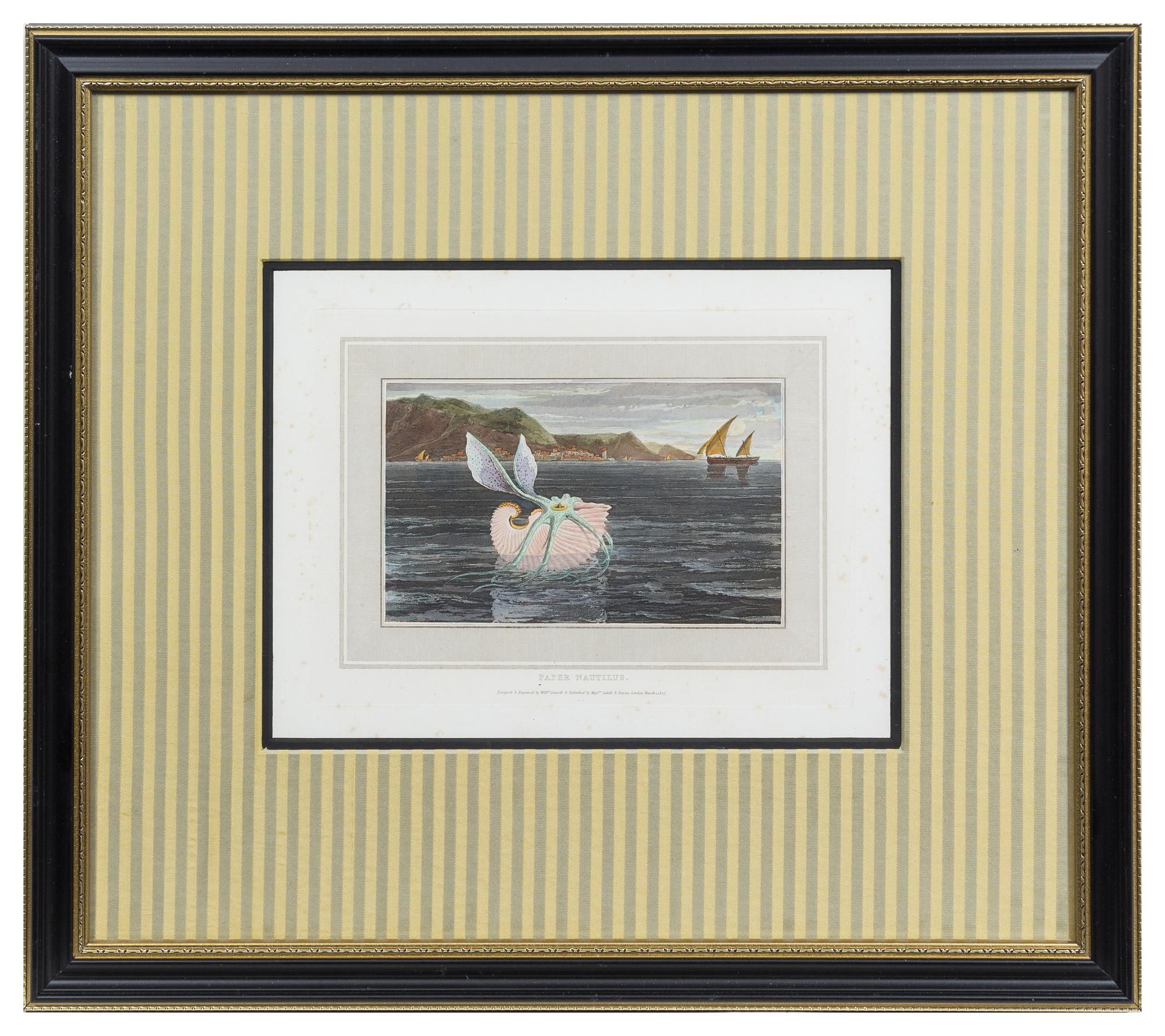 A Group of Four Prints Each 8 1/8 x 11 7/8 inches (visible).