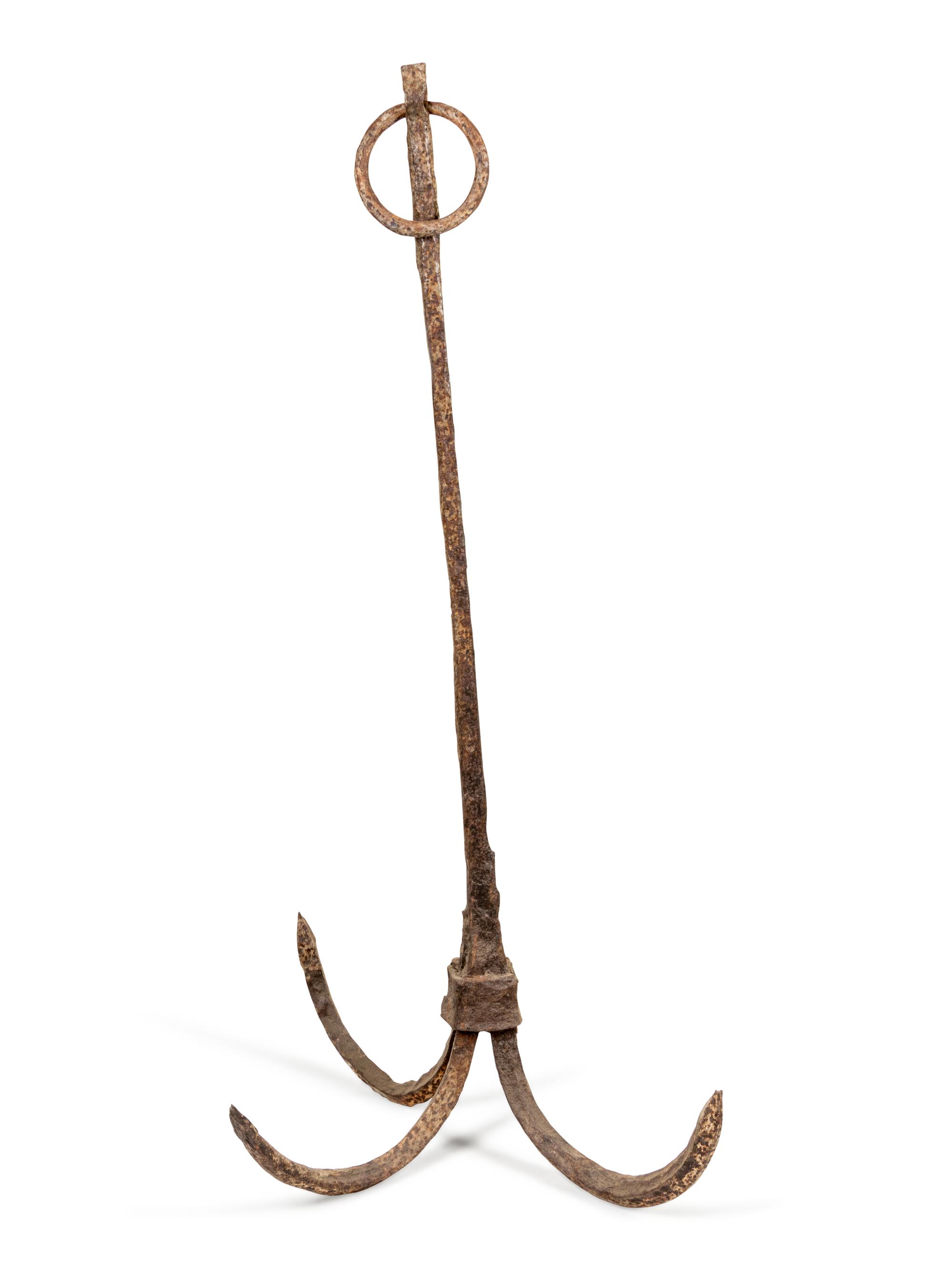 An Iron Boat Anchor