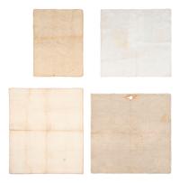 Four Pieced Cotton Doll Quilts