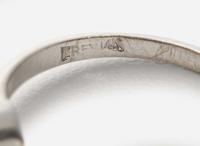 A 14K White Gold and Diamond Ring and Ring Guard, 1.18 Carat Marquise-Cut Diamond, GIA Certified