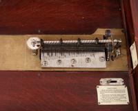 A Criterion 15 3/4 Inch Disc Music Box with 12 Discs