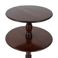 A George III Mahogany Two-Tier Dumbwaiter