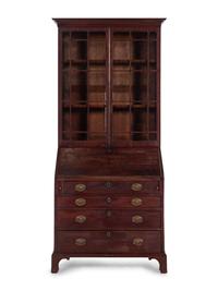 A George III Style Mahogany Secretary Bookcase