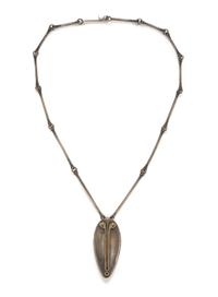 A Modernist Sterling Silver Necklace, Irvin & Bonnie Burkee, 27.90 dwts.