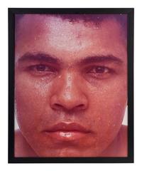 An Original Chromogenic 1975 Print of Muhammad Ali by Carl Fischer (Used for Ali-Frazier III Closed Circuit Program)