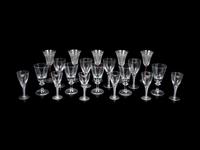 A Group of Glass Stemware
