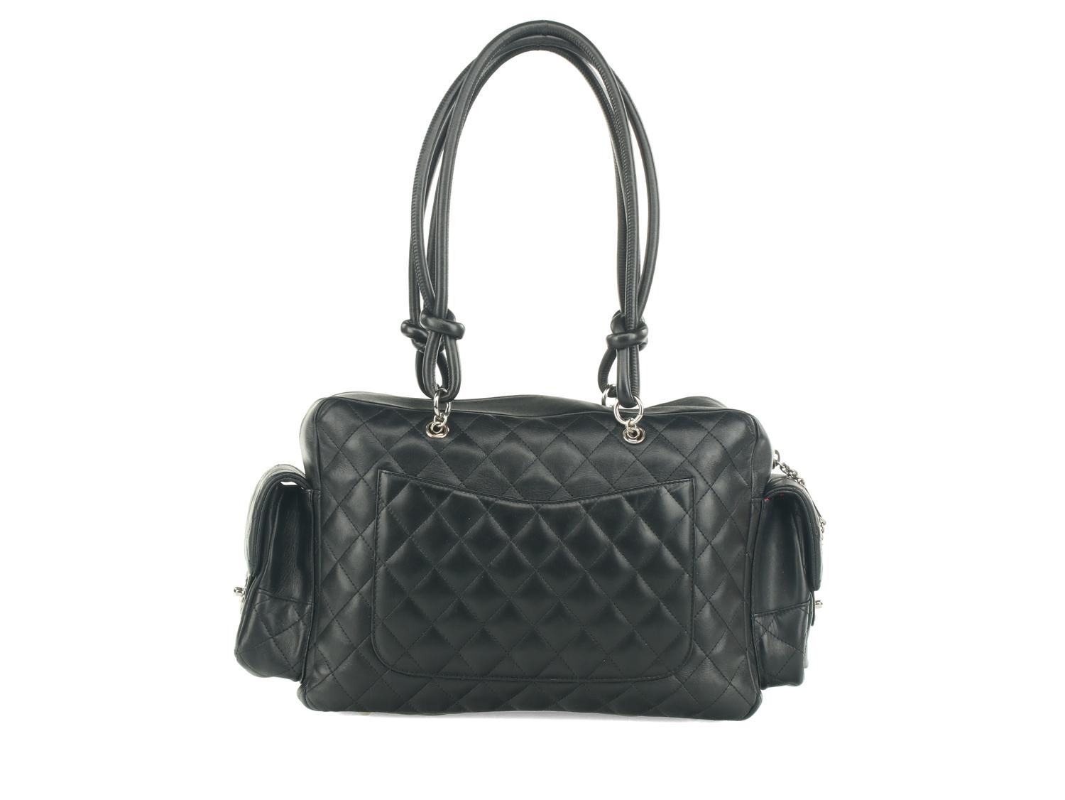 Chanel Quilted Leather Cambon Reporter Bag
