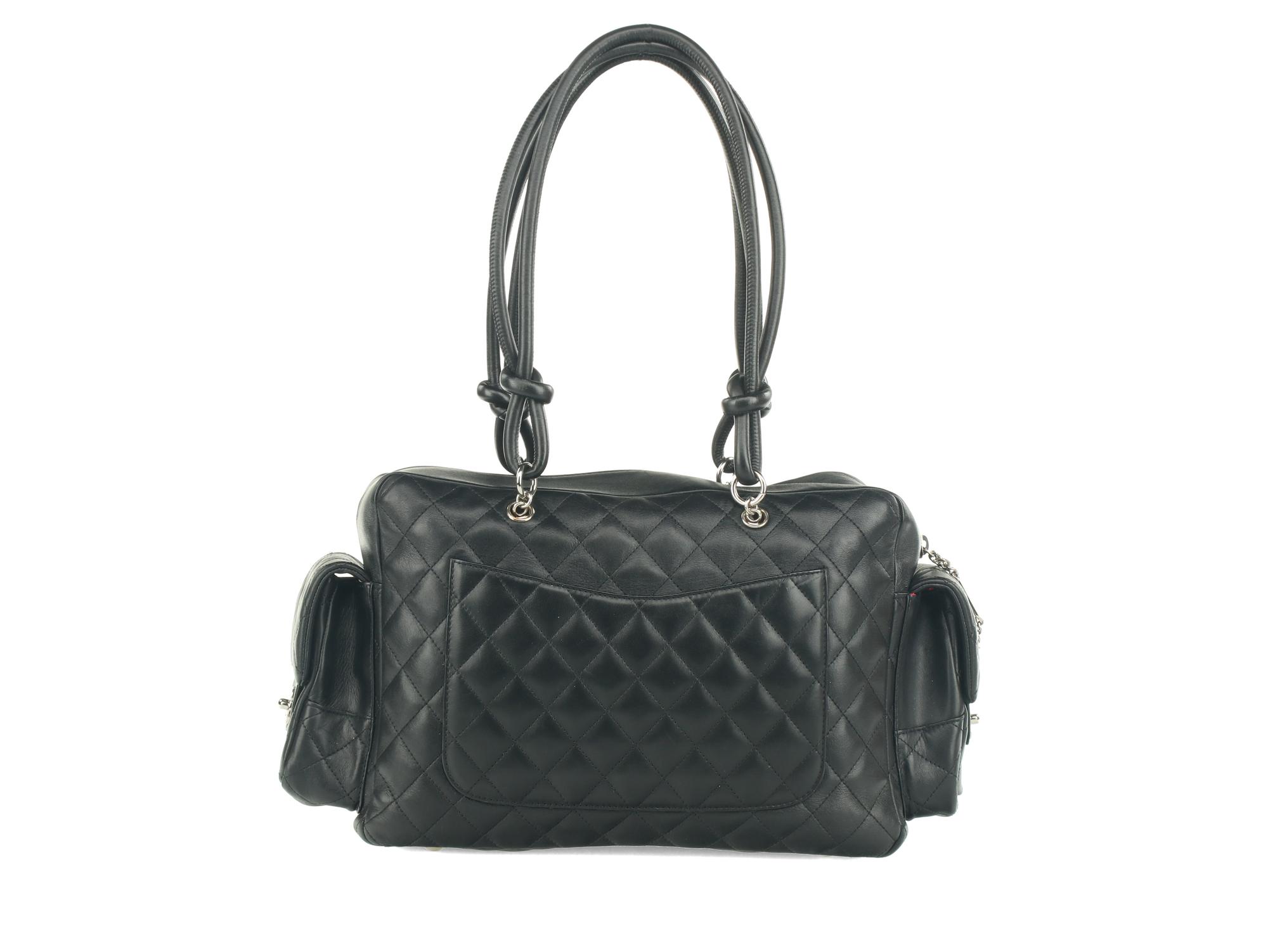 Chanel Quilted Leather Cambon Reporter Bag