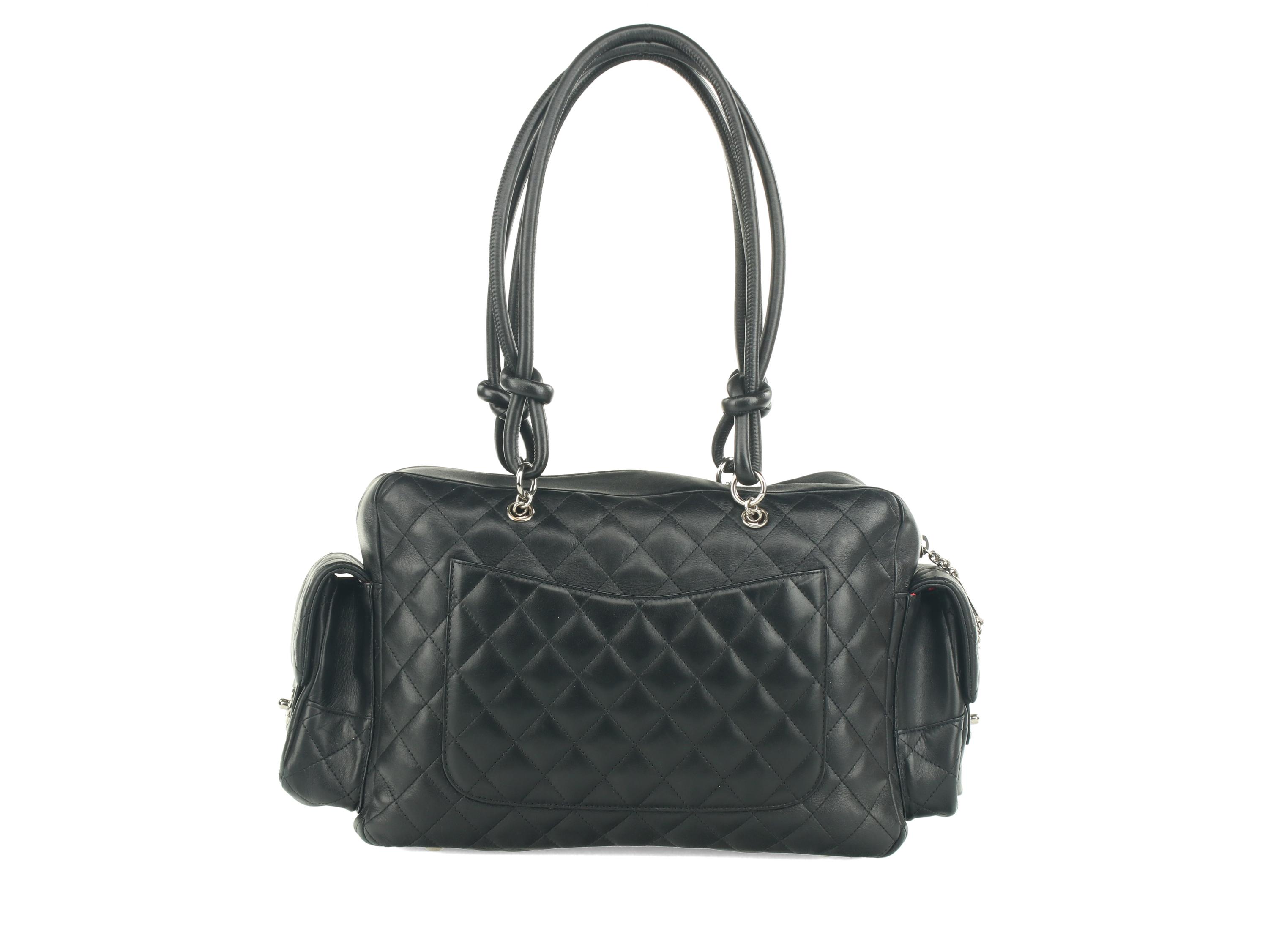 Chanel Quilted Leather Cambon Reporter Bag
