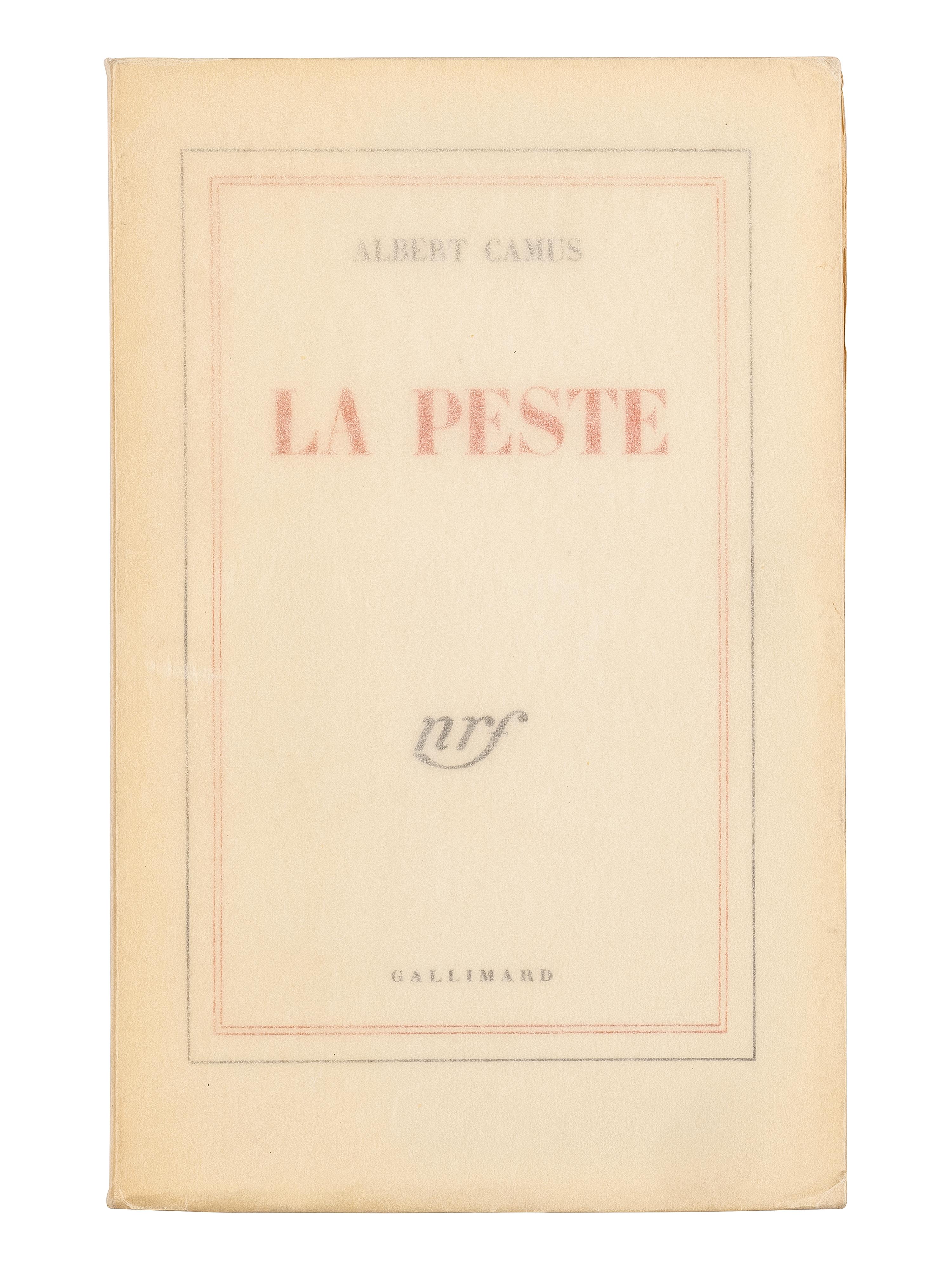 CAMUS, Albert (1913-1960). La Peste . Paris: Gallimard, 1947.