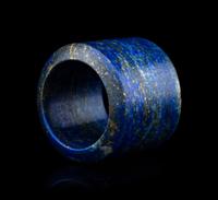 A Lapis Lazuli Archer's Ring and Case