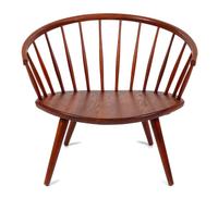 A Danish Red-Stained Windsor Chair Height 26 inches. — 20TH CENTURY